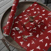 Gift Wrap - Red Motocross